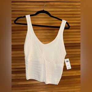 NWT Abercrombie crochet top